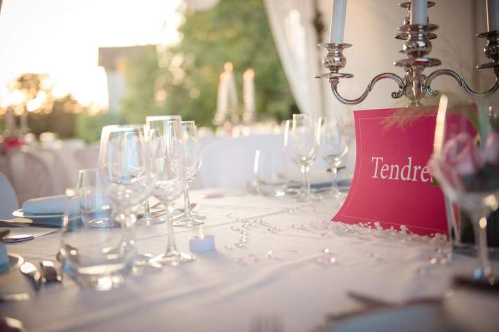 Table des invités Lot