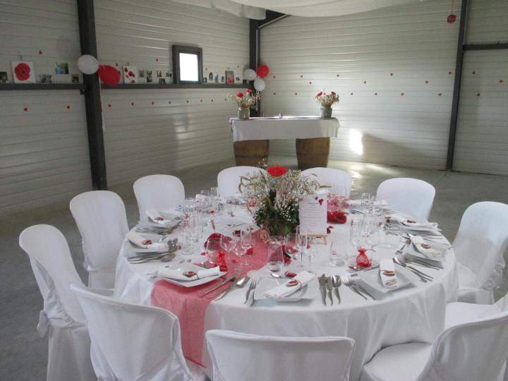 Tables décorée Lot