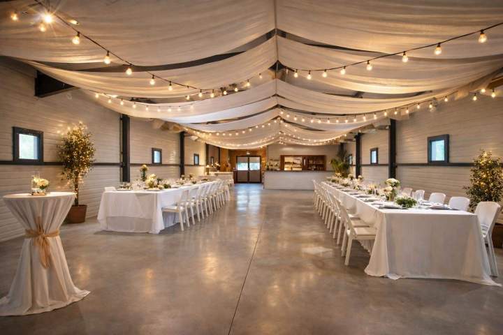 Une salle de réception chaleureuse disponible à Martel